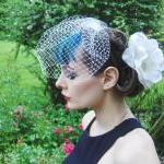 Birdcage Veil, Ivory.