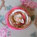 Shabby chic corsage.