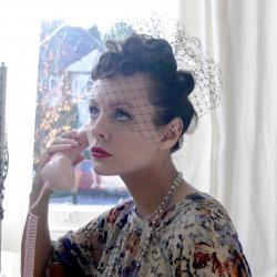 Black Birdcage Veil.