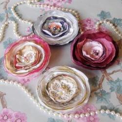 Shabby chic corsage.